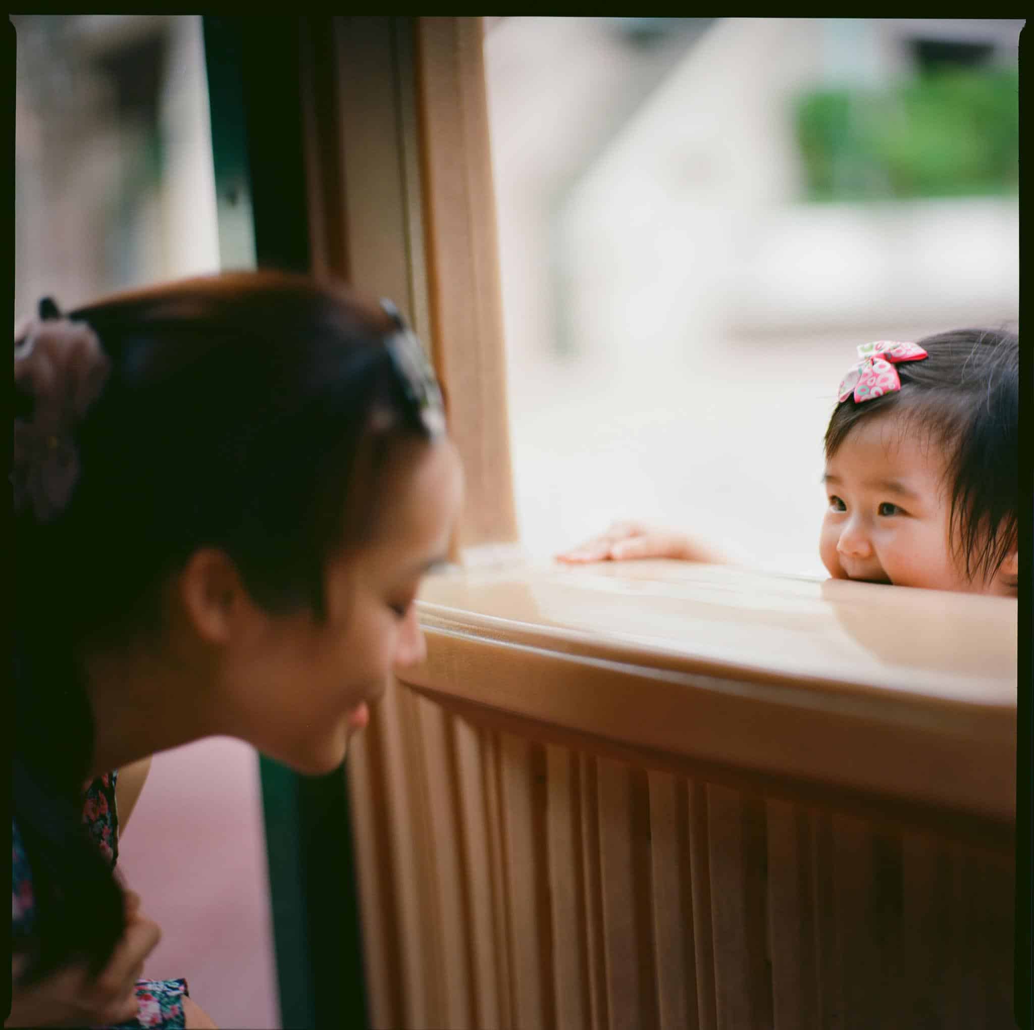Baby developing communication and language skills